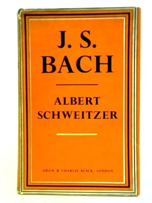 Immagine del venditore per J.S.Bach, Vol. I venduto da World of Rare Books