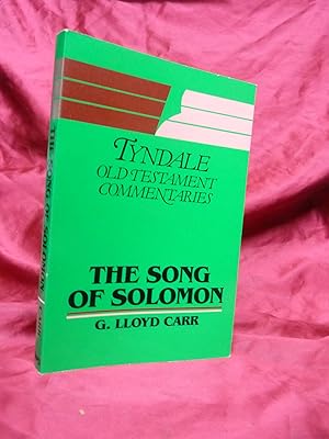 Immagine del venditore per SONG OF SOLOMON. [TYNDALE OLD TESTAMENT COMMENTARY SERIES] venduto da Gage Postal Books