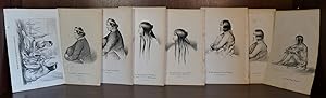 Group of 8 Native American New Mexico Lithographs