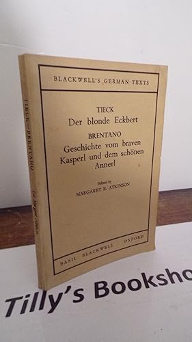 Seller image for Blackwell's German Texts: Der Blonde Eckbert (German Texts) for sale by Tilly's Bookshop