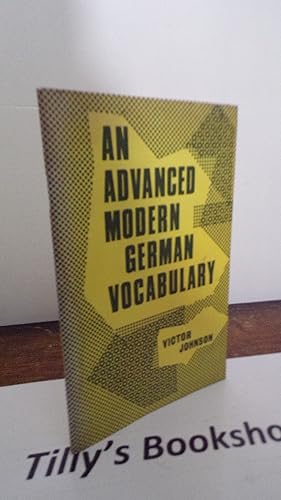 Advanced Modern German Vocabulary