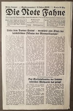 Die Rote Fahne - Sondernummer: 15 Jahre KPD