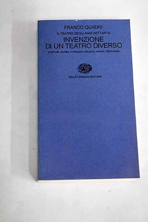 Immagine del venditore per Invenzione di un teatro diverso venduto da Alcan Libros