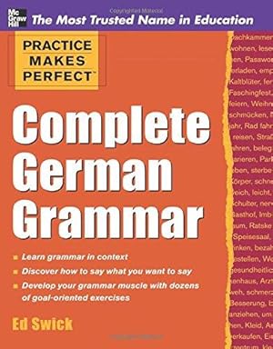 Immagine del venditore per Practice Makes Perfect Complete German Grammar venduto da WeBuyBooks