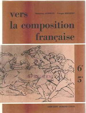 Immagine del venditore per Vers la composition franaise/ 6-5 venduto da Ammareal