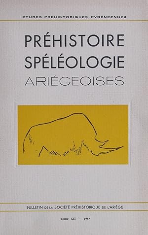 Bild des Verkufers fr PRHISTOIRE SPLOLOGIE ARIGEOISES Tome XII - 1957 zum Verkauf von Bouquinerie L'Ivre Livre