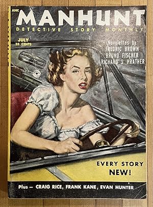 Image du vendeur pour Manhunt Detective Story Monthly: July, 1953 - Volume 1, Number 7 mis en vente par Chaparral Books