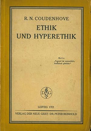 Seller image for Ethik und Hyperethik. for sale by ANTIQUARIAT MATTHIAS LOIDL