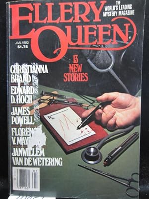 Image du vendeur pour ELLERY QUEEN'S MYSTERY - Jan, 1983 mis en vente par The Book Abyss