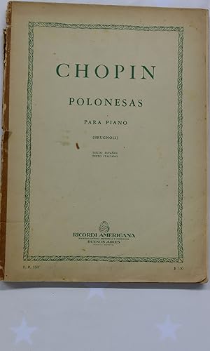 Seller image for Partituras de msica. CHOPIN for sale by Librera Alonso Quijano