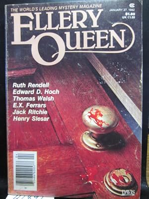 Seller image for ELLERY QUEEN'S MYSTERY - Jan 27, 1982 for sale by The Book Abyss