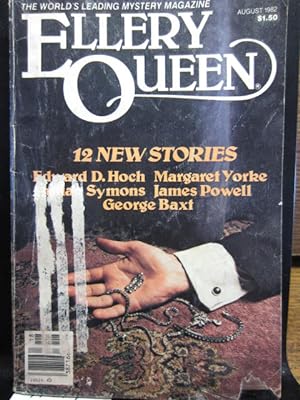 Image du vendeur pour ELLERY QUEEN'S MYSTERY - Aug, 1982 mis en vente par The Book Abyss