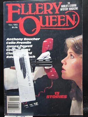 Seller image for ELLERY QUEEN'S MYSTERY - Nov, 1983 for sale by The Book Abyss