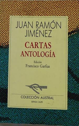 Seller image for Cartas antologa for sale by Librera Alonso Quijano