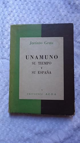 Immagine del venditore per UNAMUNO SU TIEMPO Y SU ESPAA venduto da Ernesto Julin Friedenthal