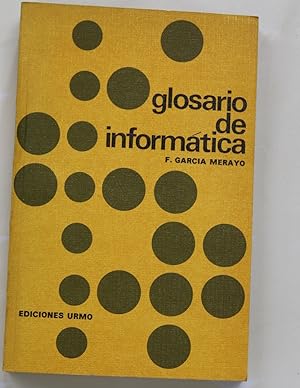 Immagine del venditore per Glosario de informtica venduto da Librera Alonso Quijano