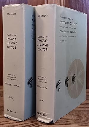 Immagine del venditore per Helmholtz's Treatise on Physiological Optics (2 Volumes) venduto da Craig Olson Books, ABAA/ILAB