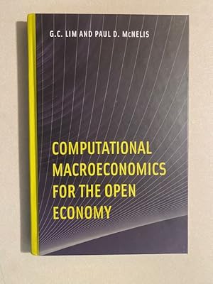 Image du vendeur pour COMPUTATIONAL MACROECONOMICS for the OPEN ECONOMY mis en vente par The Maine Bookhouse