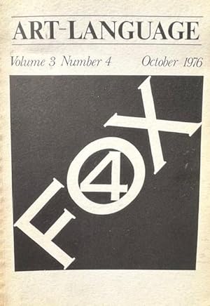 Art-Language Vol. 3, No. 4 (October 1976)