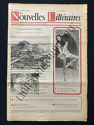 LES NOUVELLES LITTERAIRES-N°2342-DU 14 AU 20 AOUT 1972