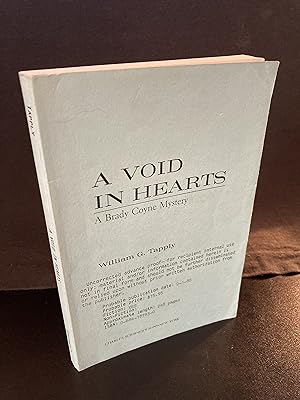 A Void In Hearts / ("Brady Coyne" Series #7), Uncorrected Advance Proof, Unread