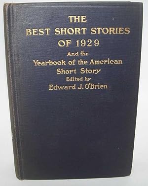 Bild des Verkufers fr The Best Short Stories of 1929 and the Yearbook of the American Short Story zum Verkauf von Easy Chair Books