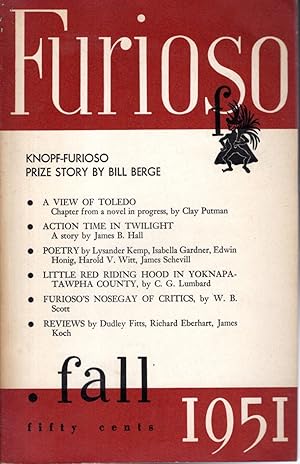 Seller image for Furioso: A Magazine of Poetry: Volume VI, No.4: Fall Issue, 1951 for sale by Dorley House Books, Inc.
