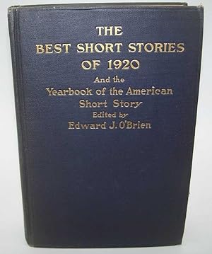 Imagen del vendedor de The Best Short Stories of 1920 and the Yearbook of the American Short Story a la venta por Easy Chair Books