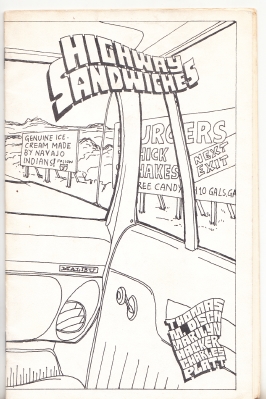 Bild des Verkufers fr Highway Sandwiches zum Verkauf von COLD TONNAGE BOOKS