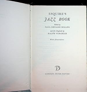 Imagen del vendedor de Esquire's Jazz Book a la venta por Stanley Louis Remarkable Books