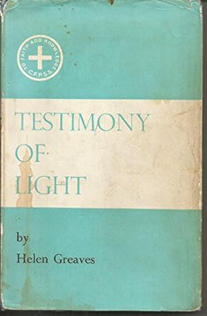 Seller image for TESTIMONY OF LIGHT. for sale by WeBuyBooks