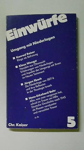 Imagen del vendedor de EINWRFE UMGANG MIT NIEDERLAGEN. a la venta por Butterfly Books GmbH & Co. KG