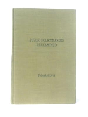 Imagen del vendedor de Public Policymaking Reexamined a la venta por World of Rare Books