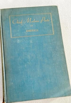 Imagen del vendedor de Chief Modern Poets of England and America 1936 HC a la venta por Miki Store