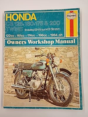 Honda Twins Owners Workshop Manual: CB 125, 160, 175 & 200 Twins