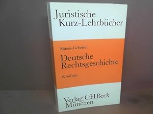 Bild des Verkufers fr Deutsche Rechtsgeschichte. Ein Studienbuch. (= Kurzlehrbcher fr das Juristische Studium). zum Verkauf von Antiquariat Deinbacher