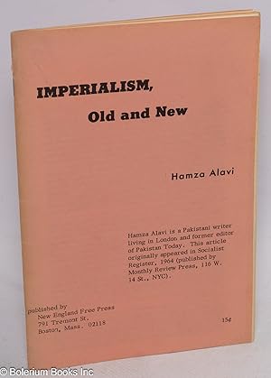 Immagine del venditore per Imperialism old and new venduto da Bolerium Books Inc.