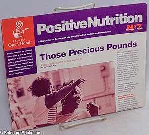 Positive Nutrition: a newsletter for people with HIV & AIDS and for health care professionals; #7...