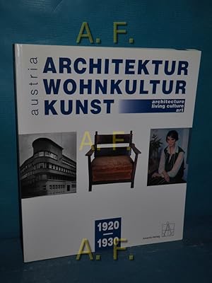 Bild des Verkufers fr Architektur, Wohnkultur, Kunst 1920-1930. (architecture living culture art) zum Verkauf von Antiquarische Fundgrube e.U.