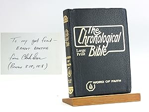 Seller image for THE CHRONOLOGICAL BIBLE, Large Print [Word of Faith, King James Version] for sale by Arches Bookhouse
