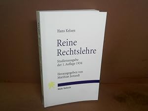 Bild des Verkufers fr Reine Rechtslehre. Einleitung in die rechtswissenschaftliche Problematik. (= Studienausgabe der 1. Auflage 1934). zum Verkauf von Antiquariat Deinbacher