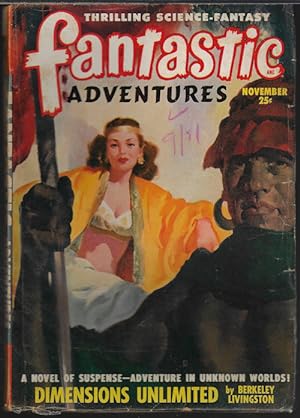 Image du vendeur pour FANTASTIC ADVENTURES: November, Nov. 1948 mis en vente par Books from the Crypt