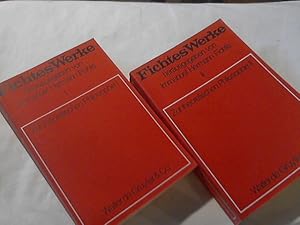 Fichte, Johann Gottlieb: Werke; Teil: Bd. 1 + Bd. 2 ., Zur theoretischen Philosophie. 1 + 2