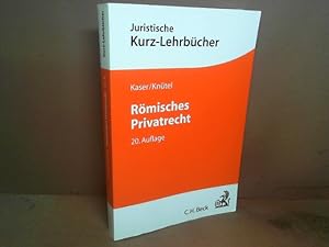 Seller image for Rmisches Privatrecht. Ein Studienbuch. (= Kurzlehrbcher fr das Juristische Studium). for sale by Antiquariat Deinbacher