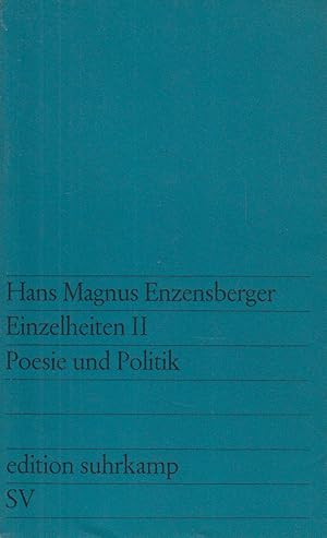 Seller image for Einzelheiten II Poesie und Politik for sale by Leipziger Antiquariat