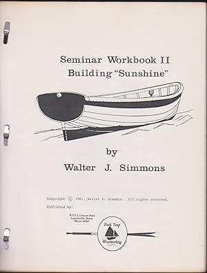 Seller image for SEMINAR WORKBOOK II BUILDING "SUNSHINE" for sale by Easton's Books, Inc.