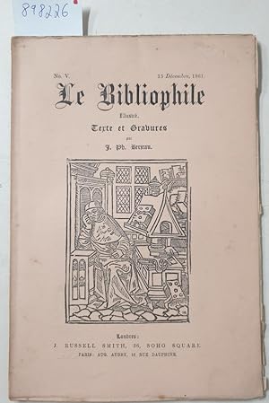 Seller image for Le Bibliophile : No. V : 15 Dcembre 1861 : for sale by Versand-Antiquariat Konrad von Agris e.K.