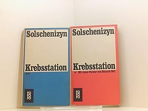 Bild des Verkufers fr Krebsstation. Band I und II. Roman in zwei Bchern. Aus dem Russischen von Christiane Auras, Agathe Jais und Ingrid Tinzmann. Redaktion: Gisela Drohla und Elisabeth Borchers. Mit einem Vorwort von Heinrich Bll. zum Verkauf von Book Broker