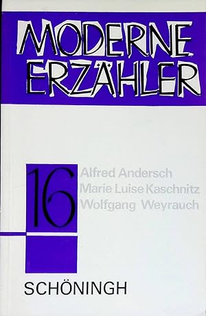 Seller image for Moderne Erzhler, Heft 16. for sale by books4less (Versandantiquariat Petra Gros GmbH & Co. KG)