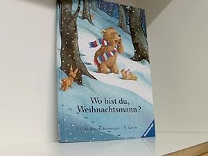 Bild des Verkufers fr Wo bist du, Weihnachtsmann? mit Bildern von Marlis Scharff-Kniemeyer. Erzhlt von Norbert Landa zum Verkauf von Book Broker